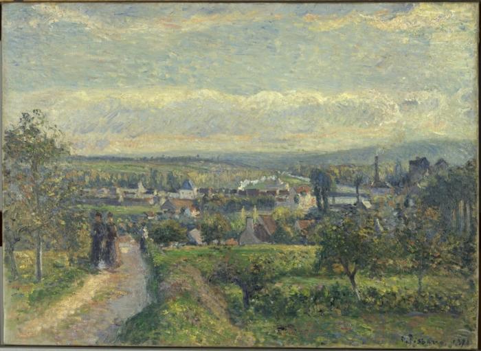 Camille Pissarro Vue de Saint-Ouen-l Aumone France oil painting art